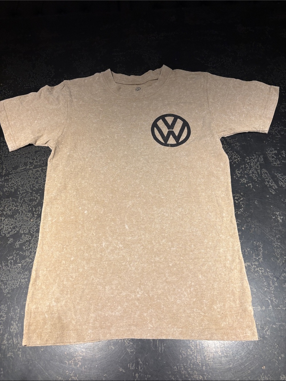 Logo Short Sleeve Tee — Beige